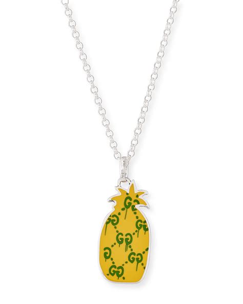 gucci silver pineapple